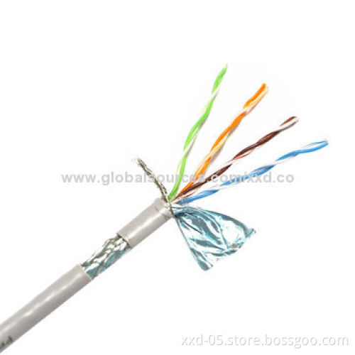 Cat5e SFTP LAN Cable, Pure Copper, 305m Per Box, OEM and ODM AvailableNew